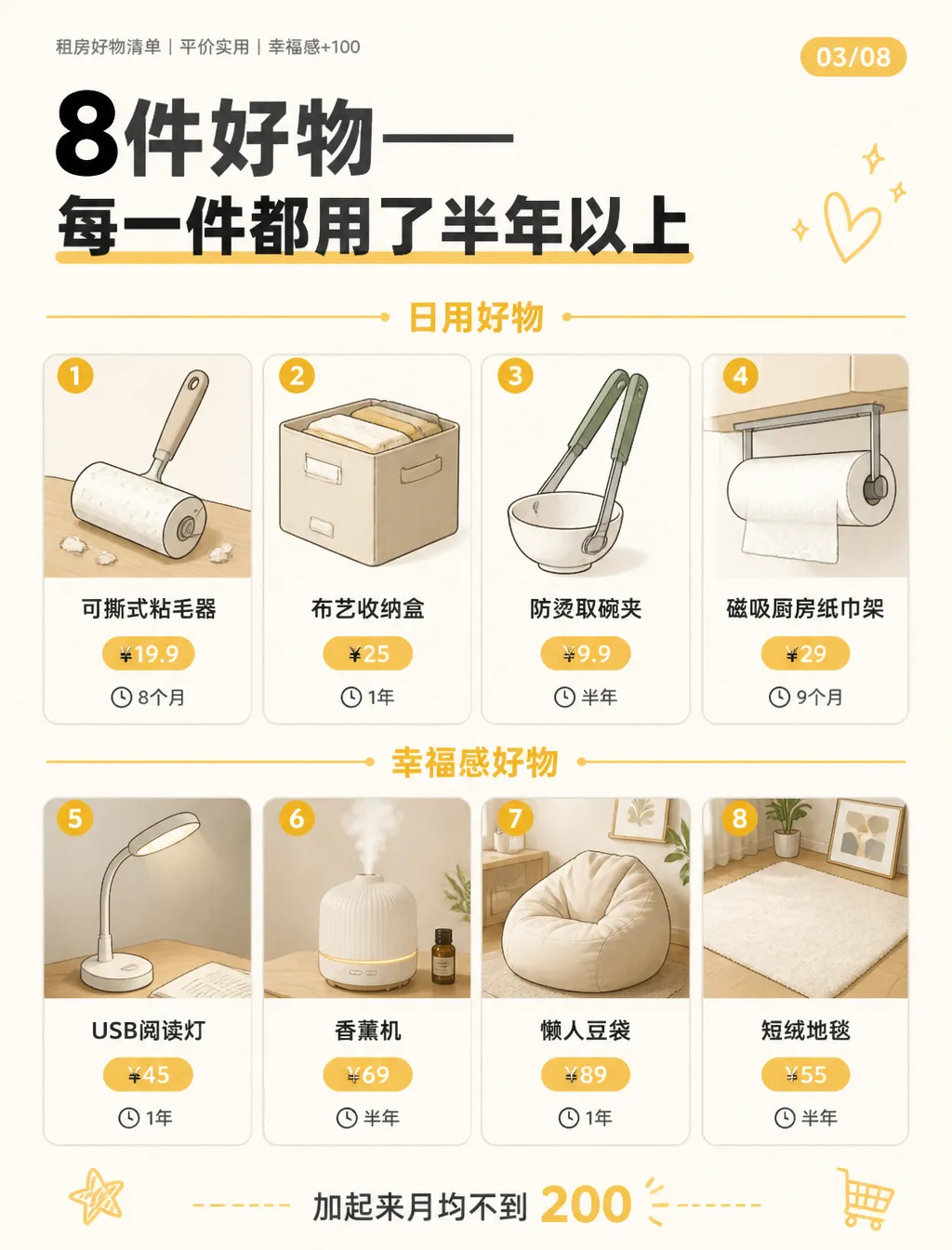 平价好物 · P3 实测细节